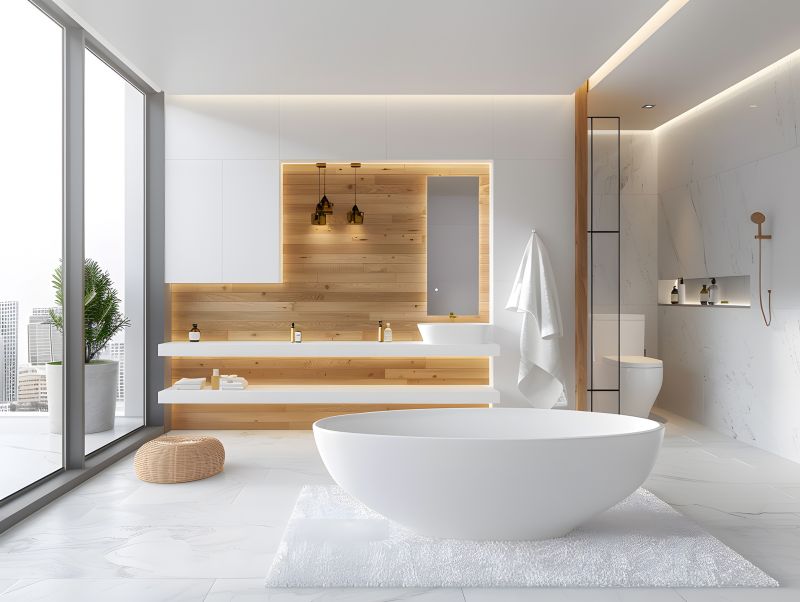 Luxury Bathtub Setup